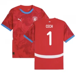 Koszulka Piłkarska Republika Czeska Cech #1 Euro 2024 Domowa