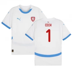 Koszulka Piłkarska Republika Czeska Cech #1 Euro 2024 Wyjazdowa