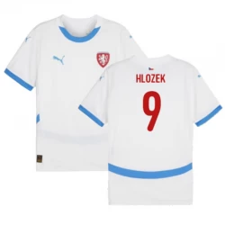 Koszulka Piłkarska Republika Czeska Hlozek #9 Euro 2024 Wyjazdowa