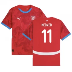Koszulka Piłkarska Republika Czeska Nedved #11 Euro 2024 Domowa