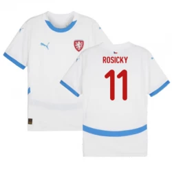 Koszulka Piłkarska Republika Czeska Rosicky #11 Euro 2024 Wyjazdowa