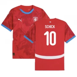 Koszulka Piłkarska Republika Czeska Schick #10 Euro 2024 Domowa