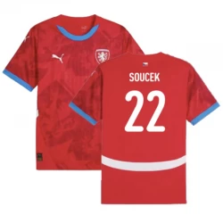 Koszulka Piłkarska Republika Czeska Soucek #22 Euro 2024 Domowa