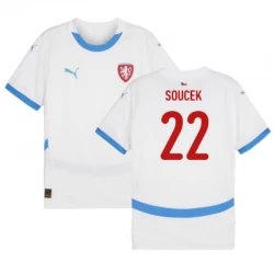 Koszulka Piłkarska Republika Czeska Soucek #22 Euro 2024 Wyjazdowa