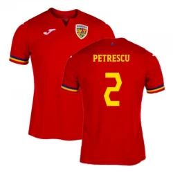 Koszulka Piłkarska Rumunia Petrescu #2 Euro 2024 Wyjazdowa