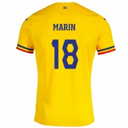 Koszulka Piłkarska Rumunia Răzvan Marin #18 Euro 2024 Domowa
