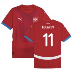Koszulka Piłkarska Serbia Kolarov #11 Euro 2024 Domowa