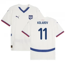 Koszulka Piłkarska Serbia Kolarov #11 Euro 2024 Wyjazdowa