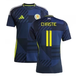 Koszulka Piłkarska Szkocja Christie #11 Euro 2024 Domowa