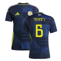 Koszulka Piłkarska Szkocja Tierney #6 Euro 2024 Domowa