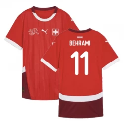 Koszulka Piłkarska Szwajcaria Behrami #11 Euro 2024 Domowa