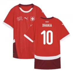 Koszulka Piłkarska Szwajcaria Granit Xhaka #10 Euro 2024 Domowa