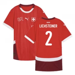 Koszulka Piłkarska Szwajcaria Lichsteiner #2 Euro 2024 Domowa