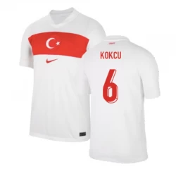 Koszulka Piłkarska Turcja Kokcu #6 Euro 2024 Domowa