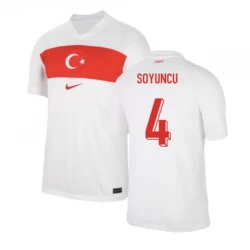 Koszulka Piłkarska Turcja Soyuncu #4 Euro 2024 Domowa