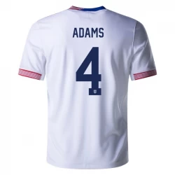 Koszulka Piłkarska USA Adams #4 Copa America 2024 Domowa