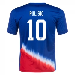 Koszulka Piłkarska USA Christian Pulisic #10 Copa America 2024 Wyjazdowa