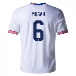Koszulka Piłkarska USA Musah #6 Copa America 2024 Domowa