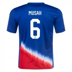Koszulka Piłkarska USA Musah #6 Copa America 2024 Wyjazdowa