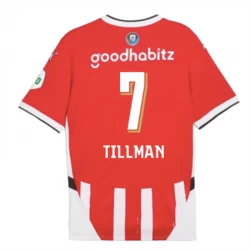 Koszulka PSV Eindhoven Tillman #7 2024/25 Domowa