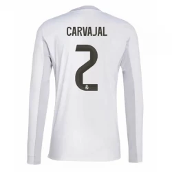 Koszulka Real Madryt Carvajal #2 2025/26 Domowa Długi Rękaw