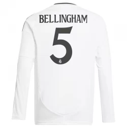 Koszulka Real Madryt Jude Bellingham #5 2024/25 Domowa Długi Rękaw