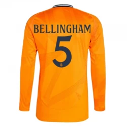 Koszulka Real Madryt Jude Bellingham #5 2024/25 Wyjazdowa Długi Rękaw