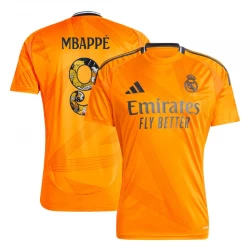 Koszulka Real Madryt Mbappe #9 2024/25 Bear Champ Font Wyjazdowa
