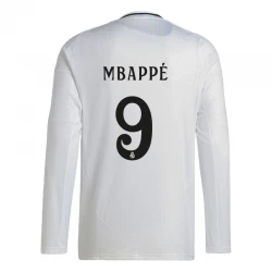 Koszulka Real Madryt Mbappe #9 2024/25 Domowa Długi Rękaw