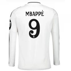 Koszulka Real Madryt Mbappe #9 2024/25 HP Domowa Długi Rękaw