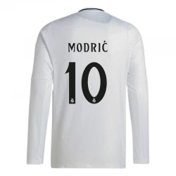 Koszulka Real Madryt Modric #10 2024/25 Domowa Długi Rękaw