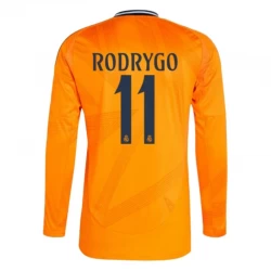 Koszulka Real Madryt Rodrygo #11 2024/25 Wyjazdowa Długi Rękaw