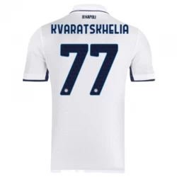 Koszulka SSC Napoli Khvicha Kvaratskhelia #77 2024/25 Wyjazdowa