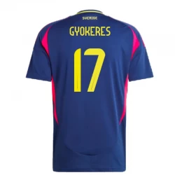 Koszulka Szwecja Gyokeres #17 2024 Wyjazdowa