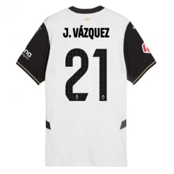 Koszulka Valencia CF J. Vazquez #21 2024/25 Domowa