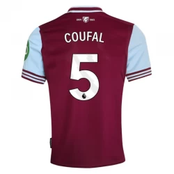 Koszulka West Ham United Coufal #5 2024/25 Domowa