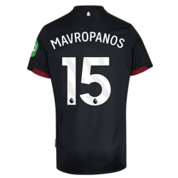 Koszulka West Ham United Mavropanos #15 2024/25 Wyjazdowa